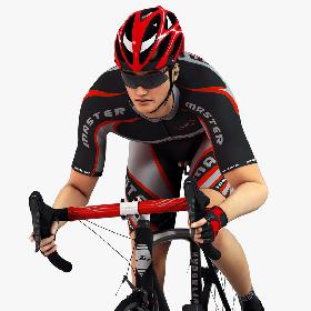 3D Cyclist Animated HQ 003